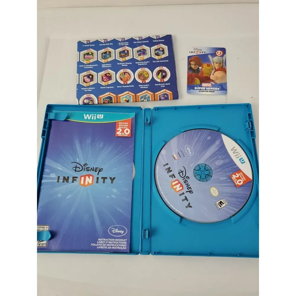 Disney‎ Infinity 2.0 Edition for Nintendo Wii U Complete Tested with Manual